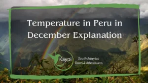 Temperature in Peru in December